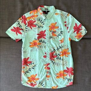 Volcom Floral Print Short Sleeve Shirt